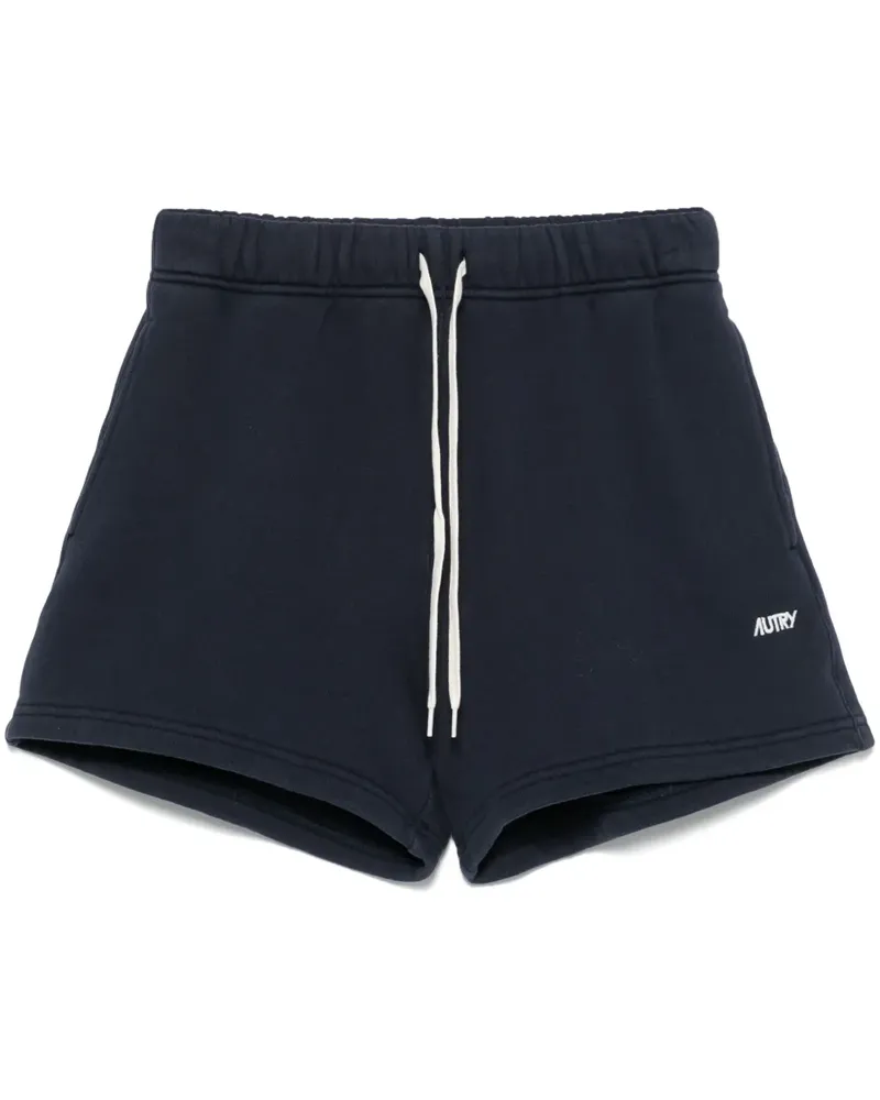 AUTRY Shorts mit Logo-Stickerei - Blau Blau
