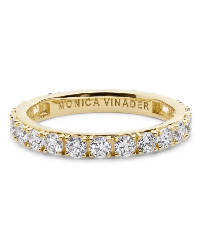 Monica Vinader Eternity Ring mit Diamanten - Gold Gold