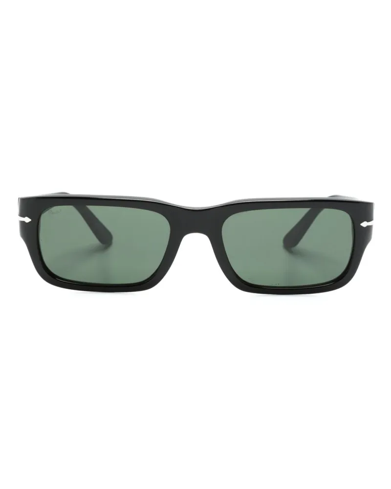 Persol Eckige Adrien Sonnenbrille - Schwarz Schwarz