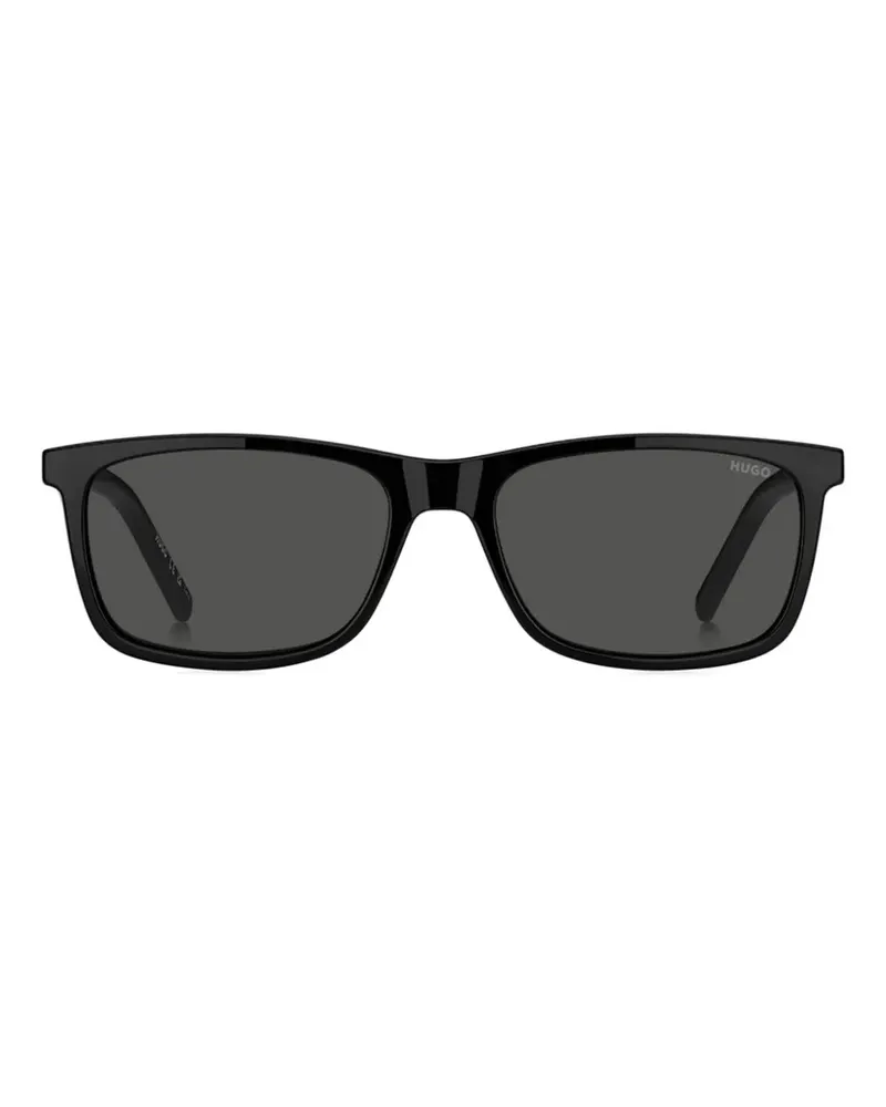 HUGO BOSS rectangle-frame sunglasses - Schwarz Schwarz