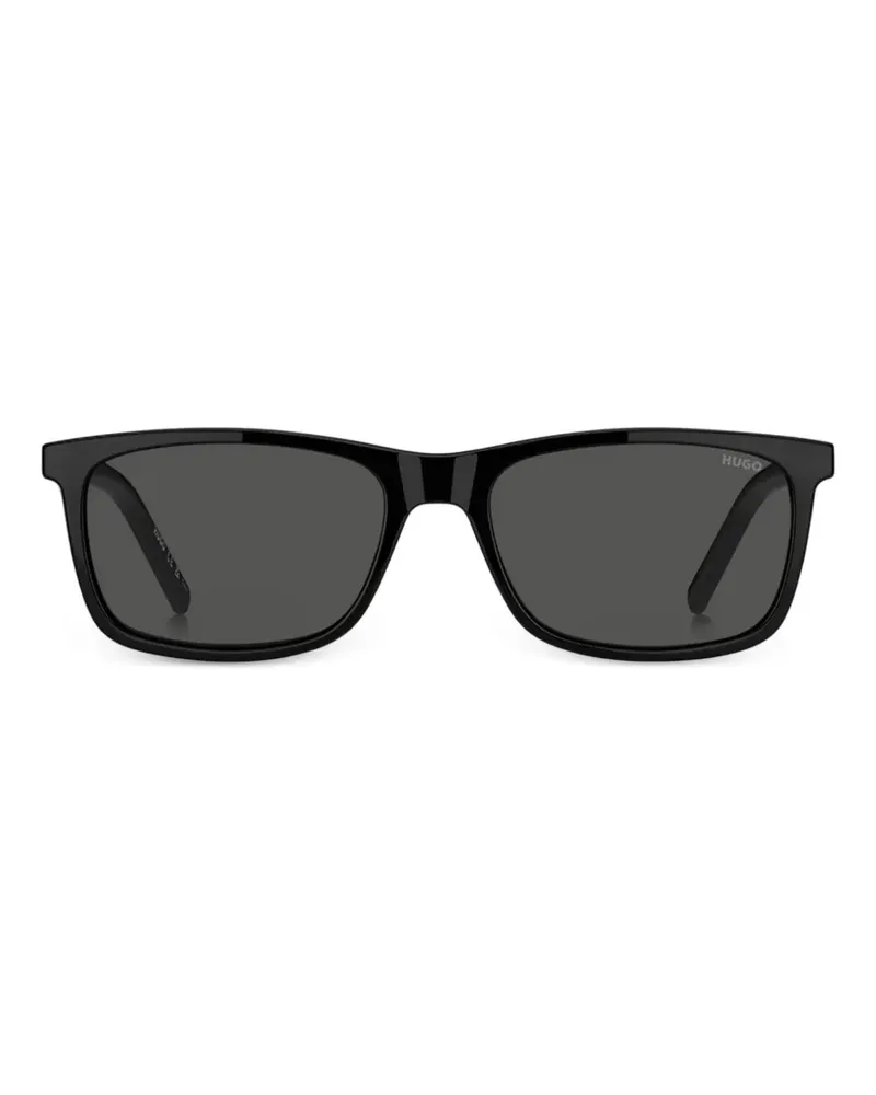 HUGO BOSS rectangle-frame sunglasses - Schwarz Schwarz
