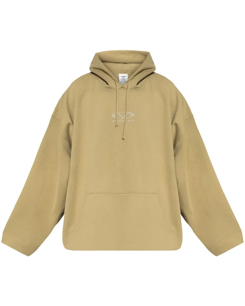 VETEMENTS Hoodie mit Logo - Nude Nude