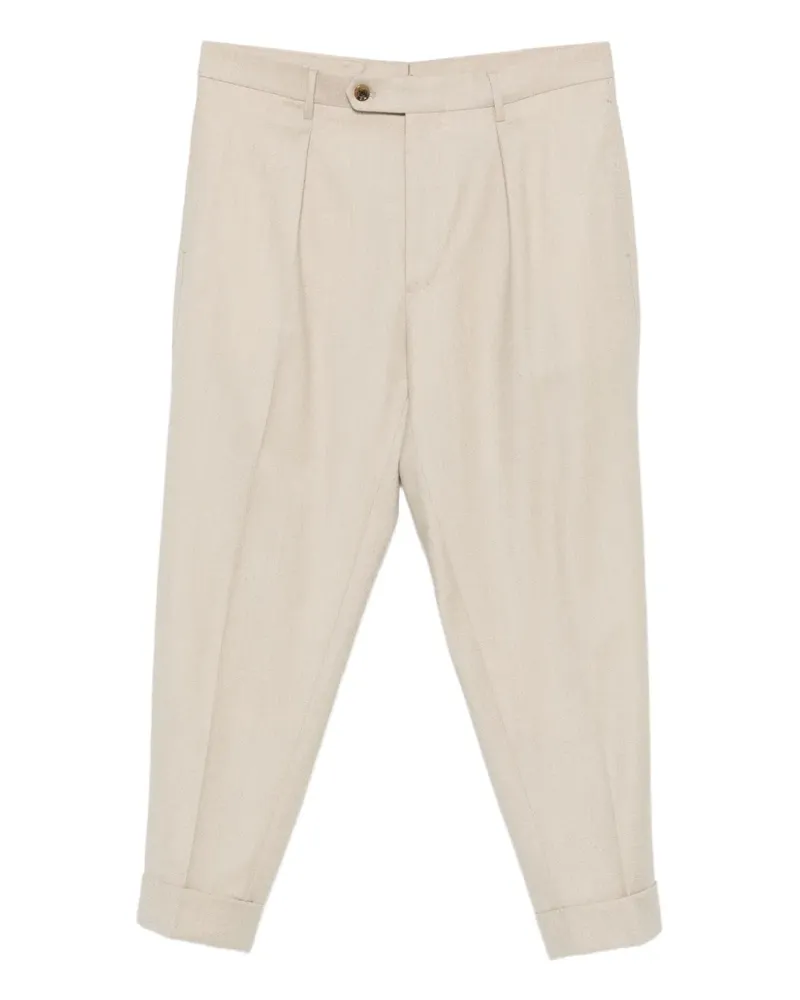 Berwich Chiaia Hose mit Falten - Nude Nude