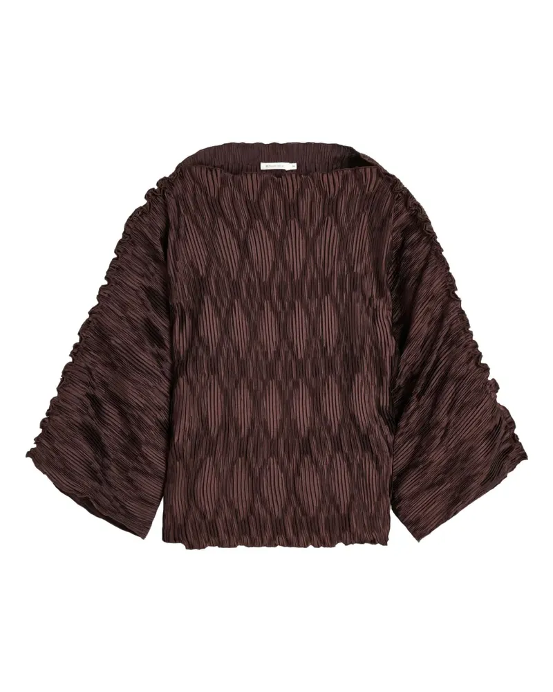 By Malene Birger Tralluman Bluse mit Falten - Braun Braun