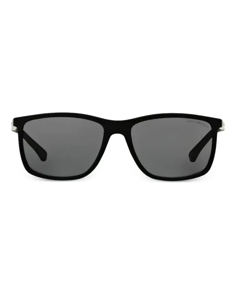 Emporio Armani square-frame sunglasses - Schwarz Schwarz