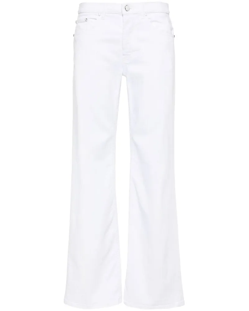 Dondup Jacklyn Jeans mit weitem Bein - Weiß Weiß