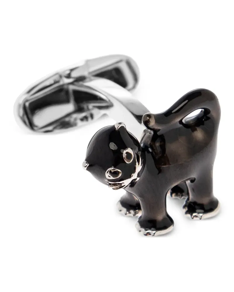 Paul Smith Manschettenknöpfe in Tierform - Schwarz Schwarz