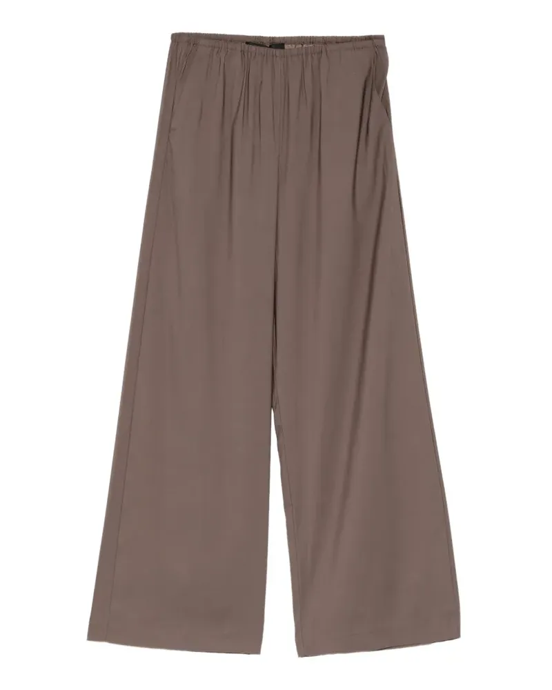Cynthia Rowley Weite Hose mit elastischem Bund - Braun Braun