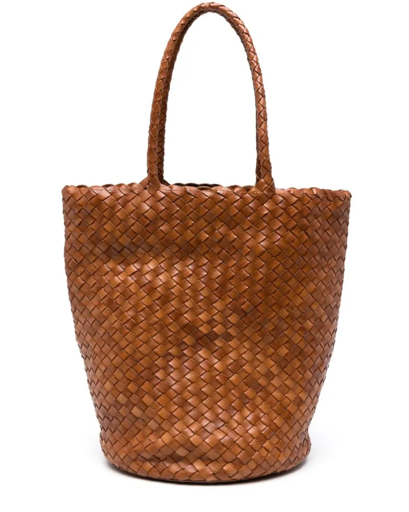 Dragon Diffusion Gewebte Jacky Tote Bag - Braun Braun