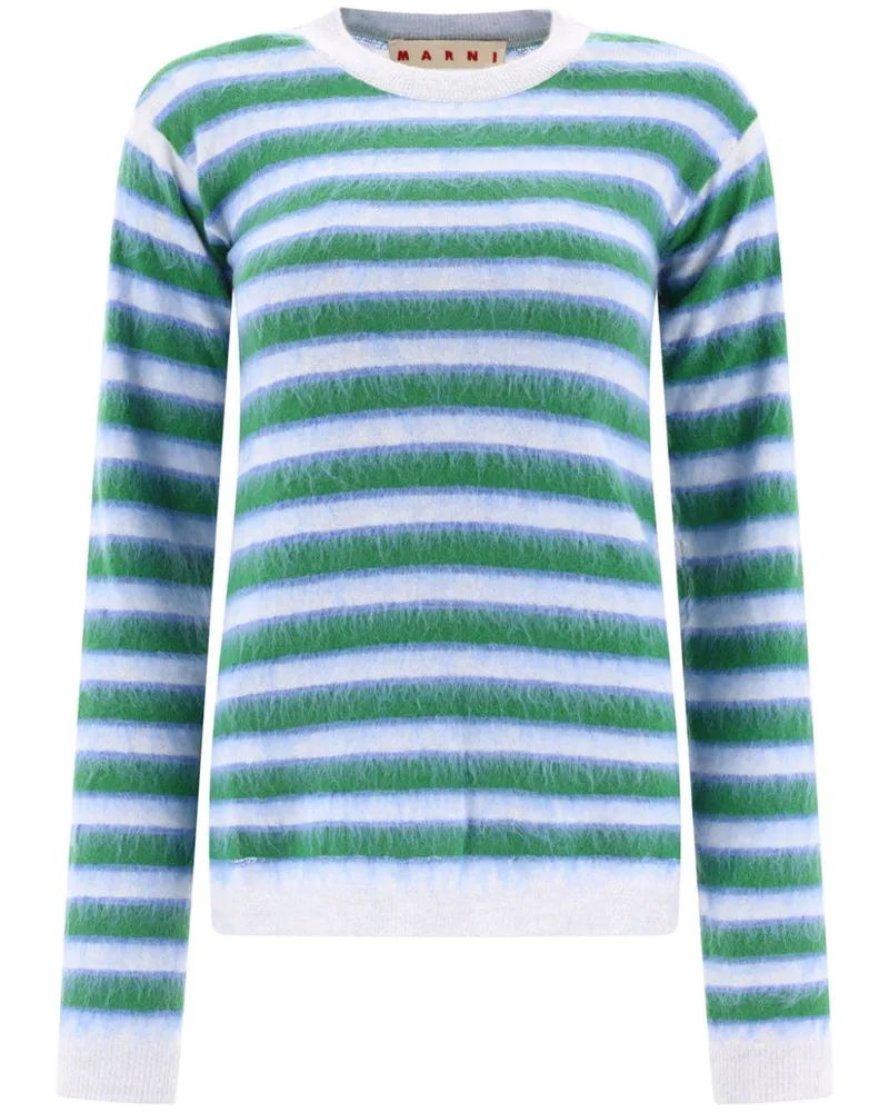 Marni Gestreifter Pullover - Blau Blau