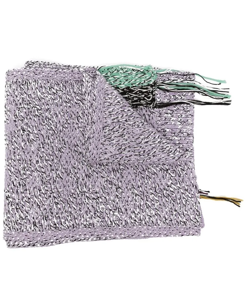 OAMC Astral Schal mit Patch-Detail - Violett Violett