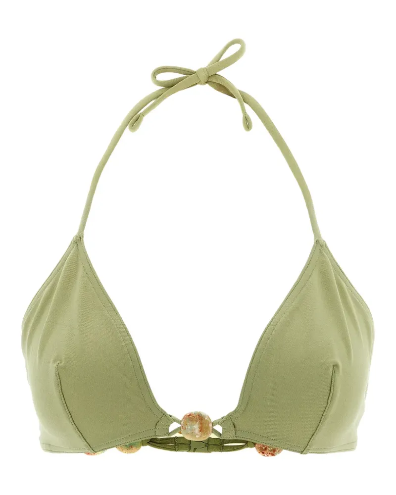 Eres Alva bead-embellished bikini top - Grün Grün