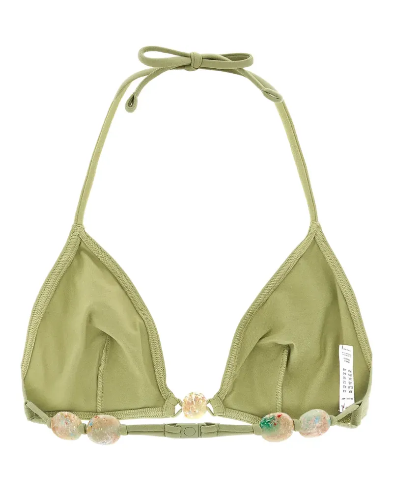 Eres Alva bead-embellished bikini top - Grün Grün
