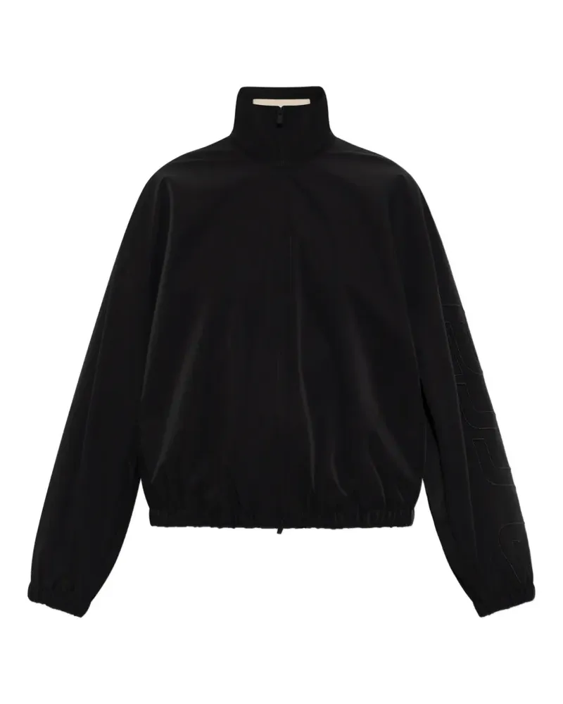 Fear of God Essentials logo-patch jacket - Schwarz Schwarz