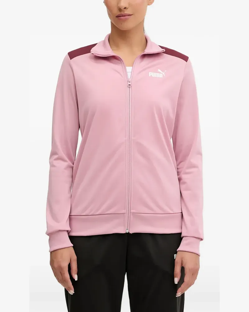 Puma Poly Jogginganzug mit Logo-Print - Rosa Rosa