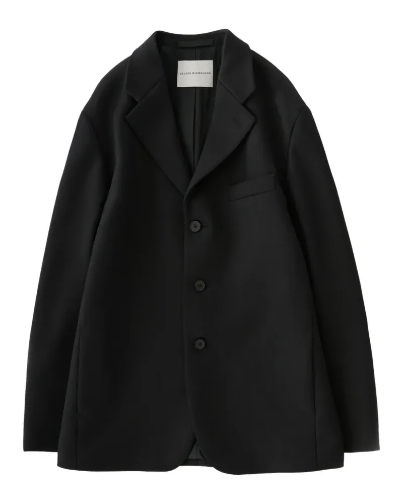 Studio Nicholson Sono Blazer aus Wolle - Schwarz Schwarz