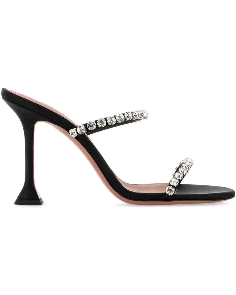 Amina Muaddi Gigi Mules 95mm - Blau Blau