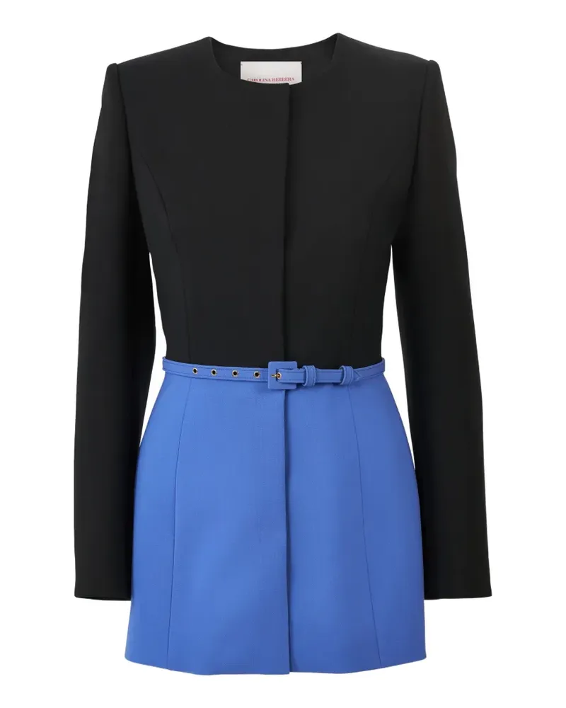 Carolina Herrera New York belted jacket - Schwarz Schwarz
