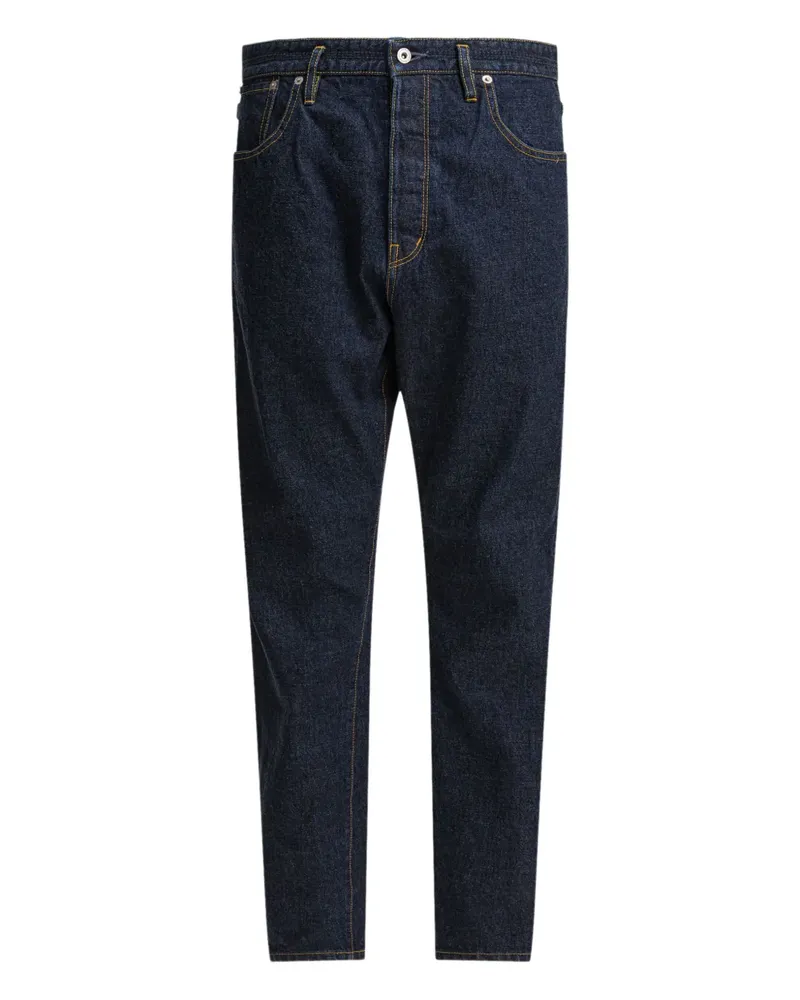nonnative Jeans mit Knopfverschluss - Blau Blau