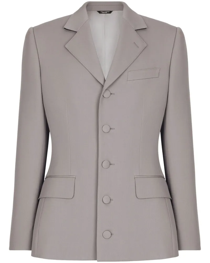 Dolce & Gabbana Einreihiges Sakko - Grau Grau