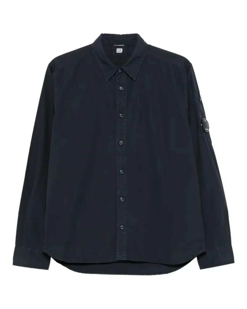 C.P. Company Hemd mit Linsen-Detail - Blau Blau