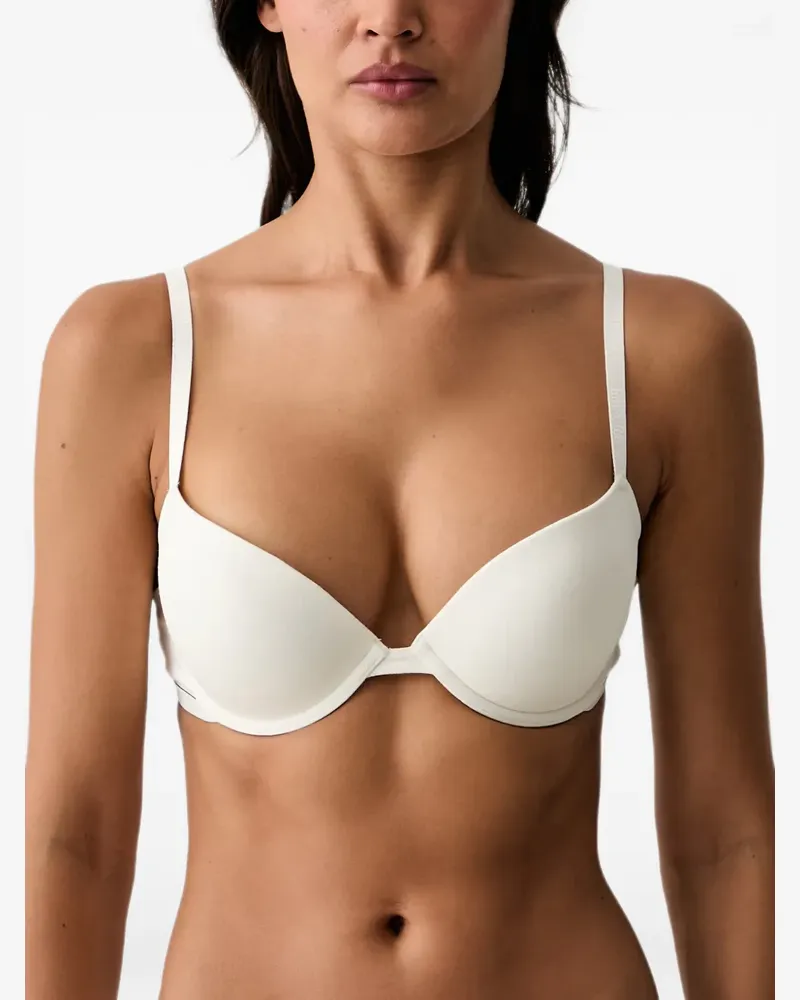 Emporio Armani logo-detail bra - Weiß Weiß