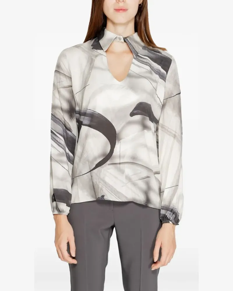 Rinascimento long-sleeves blouse - Grau Grau