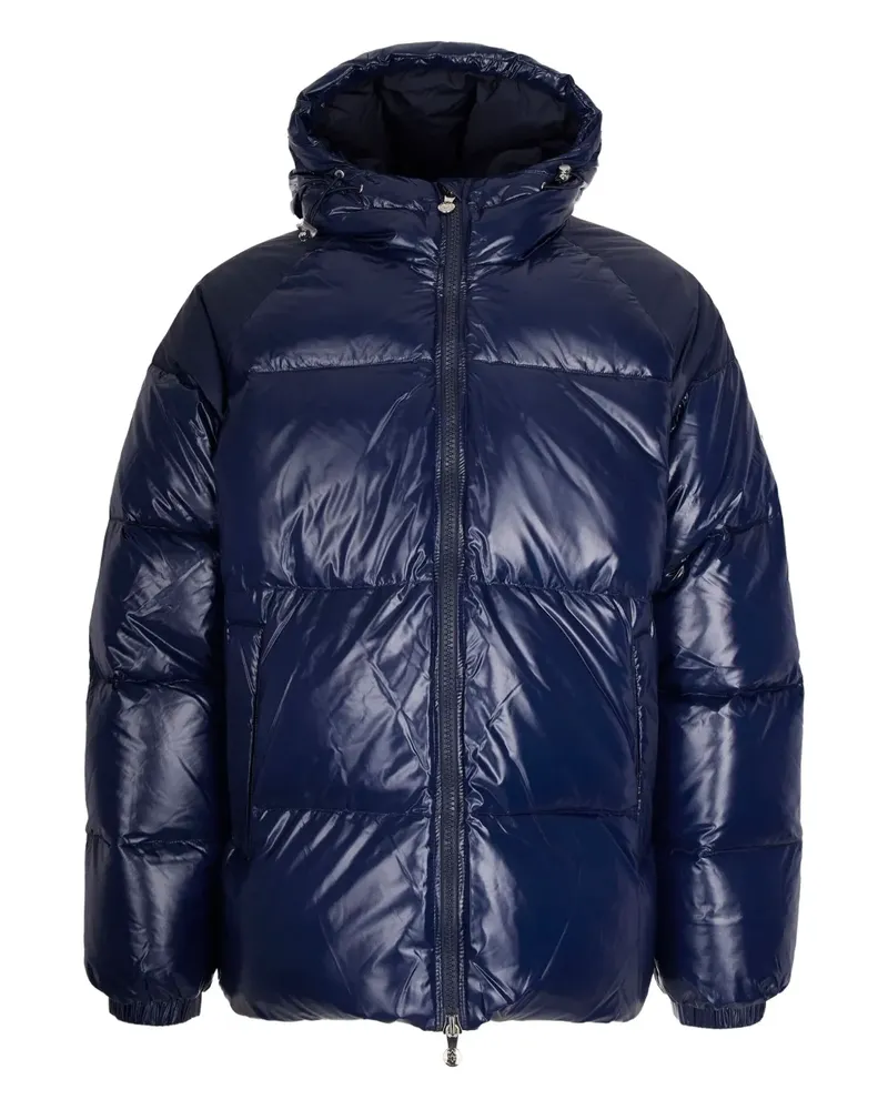 Pyrenex hooded puffer coat - Blau Blau