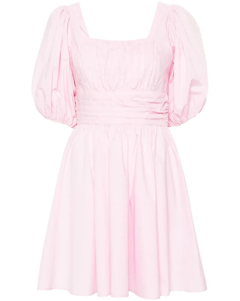 ROTATE Birger Christensen Plissiertes Minikleid - Rosa Rosa
