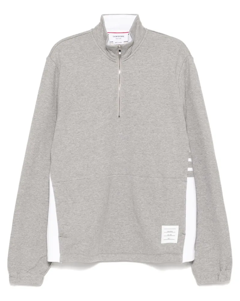 Thom Browne Sweatshirt mit Reißverschluss - Grau Grau
