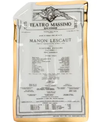 Fornasetti Manon Lescault' Aschenbecher Weiß