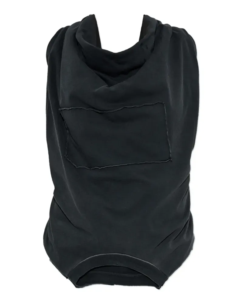 Maison Margiela Drapiertes Tanktop - Schwarz Schwarz