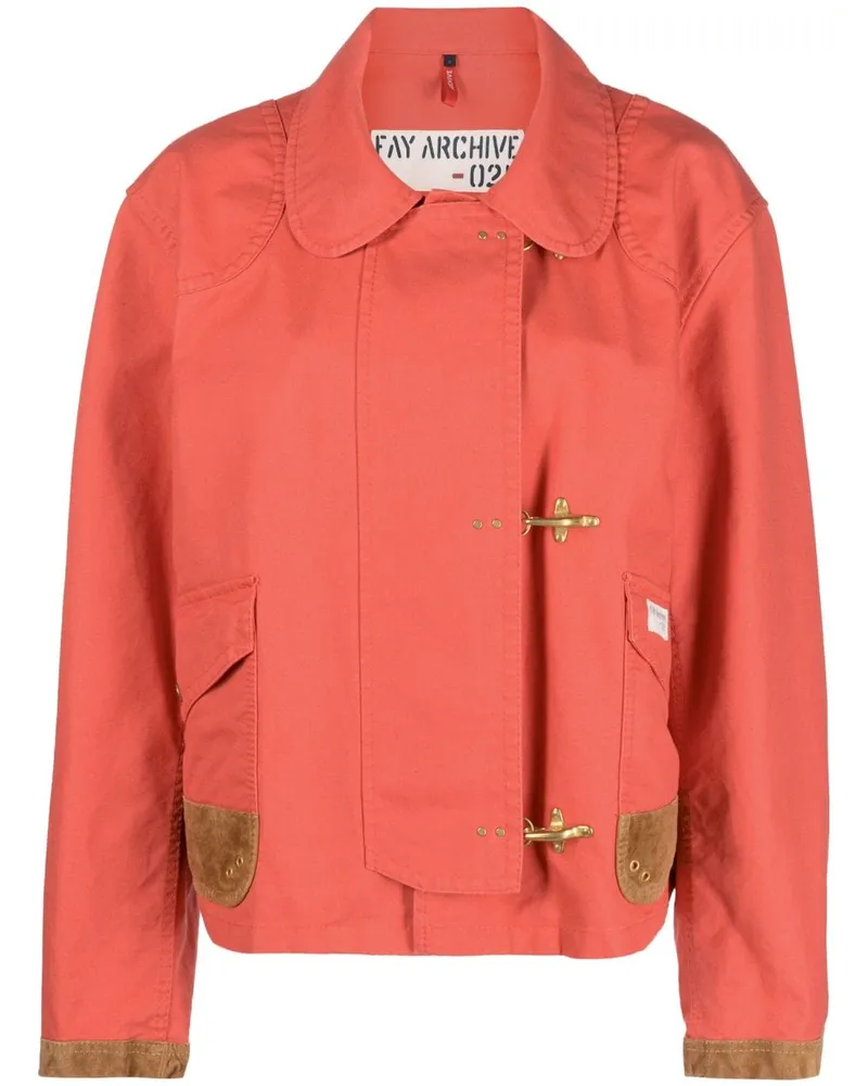 Fay 4 Ganci Archive Jacke Rot