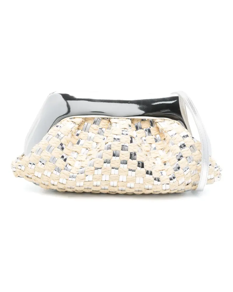 THEMOIRÈ Emera Clutch - Silber Silber