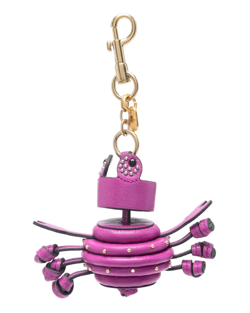 Anya Hindmarch Crab Anhänger - Violett Violett