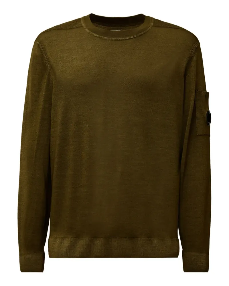 C.P. Company Pullover mit Lens-Detail - Grün Grün