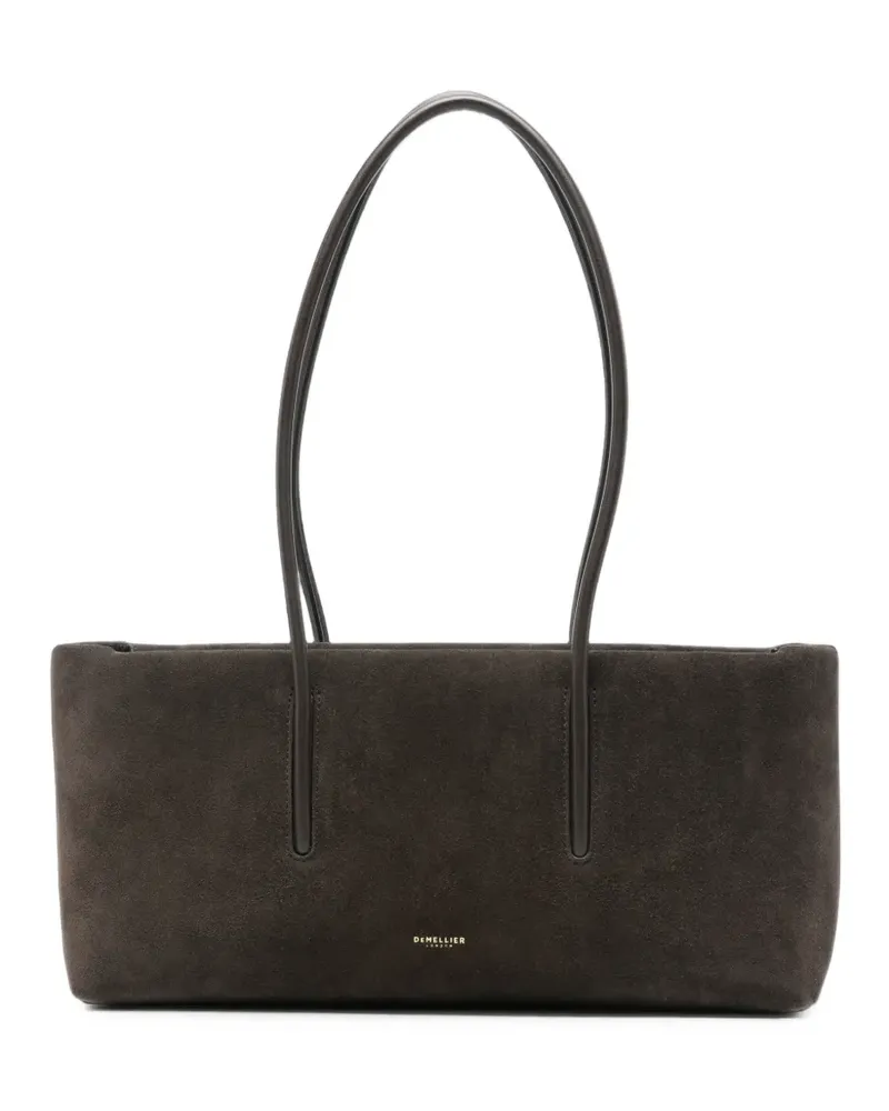DeMELLIER Stockholm suede shoulder bag - Braun Braun