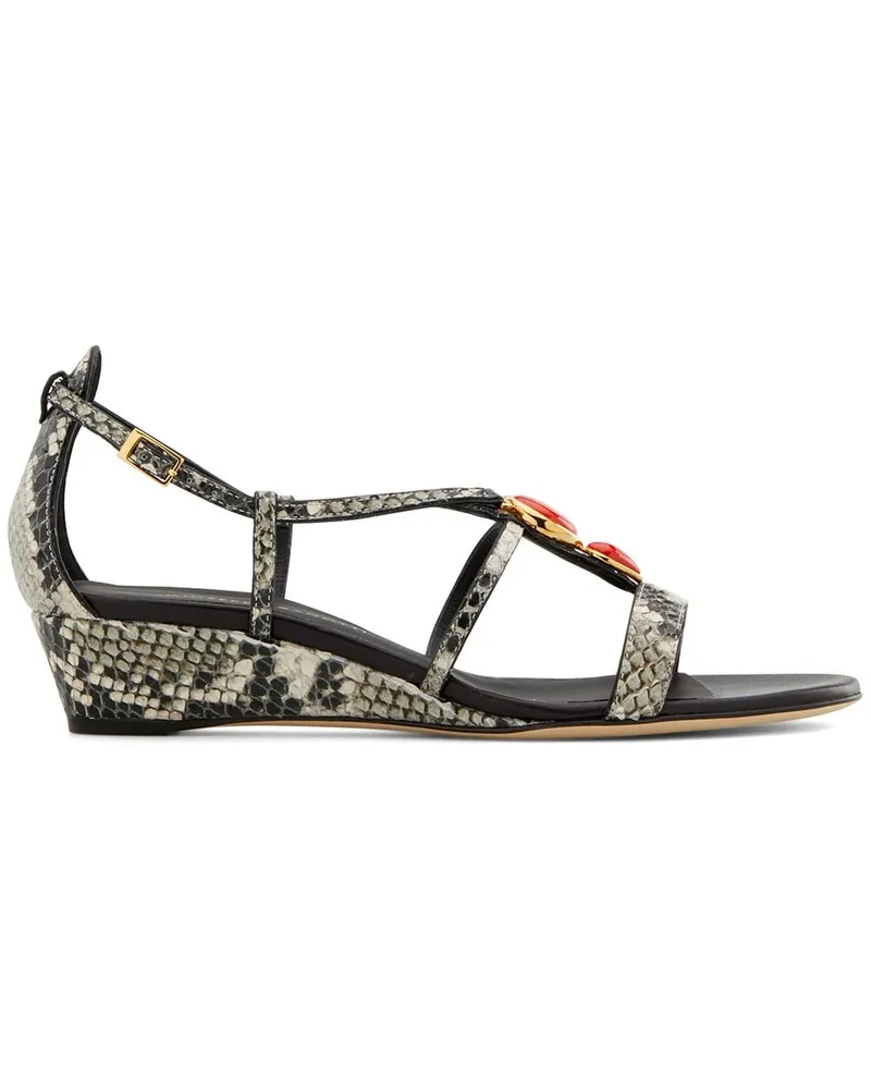 Giuseppe Zanotti Adelaide Sandalen 30mm - Grau Grau