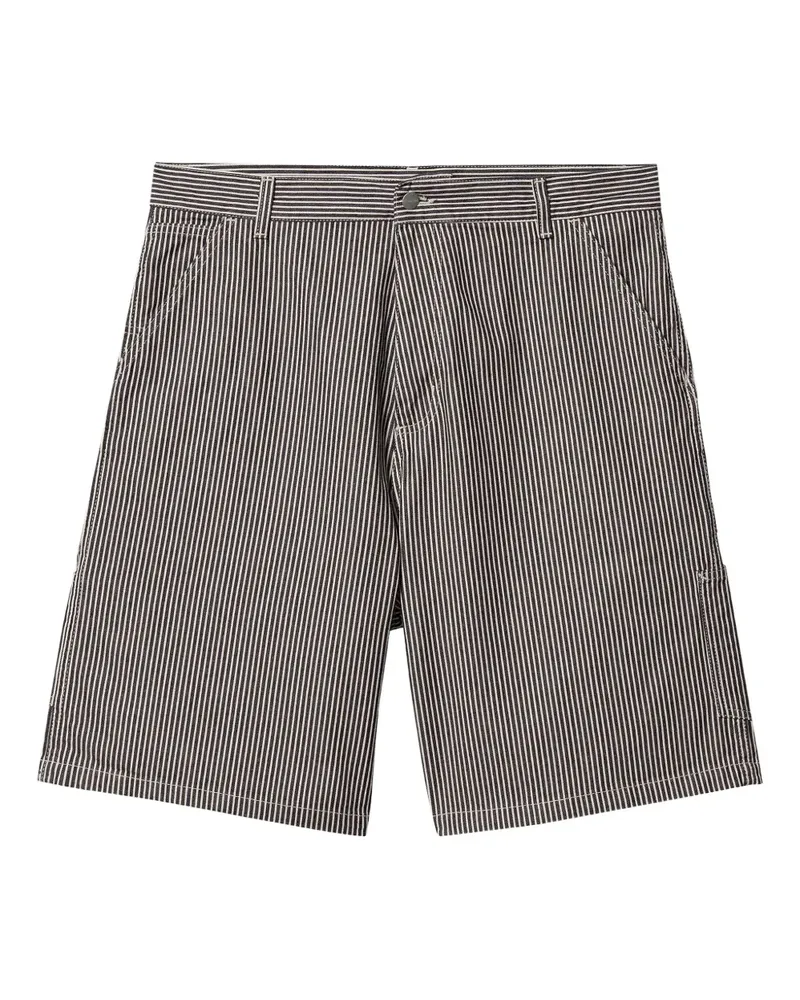 Carhartt WIP Gestreifte Terrell Shorts - Braun Braun