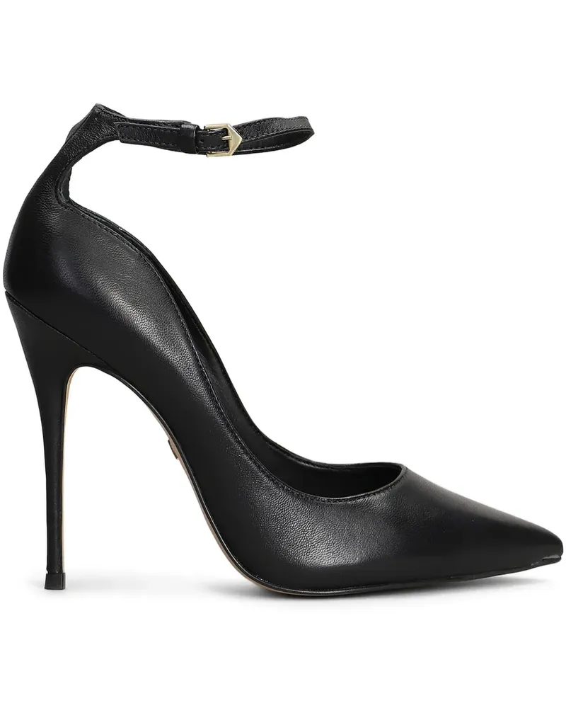 CARRANO Pumps aus Leder 115mm - Schwarz Schwarz