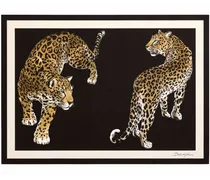 Tischset mit Leopardenmotiv