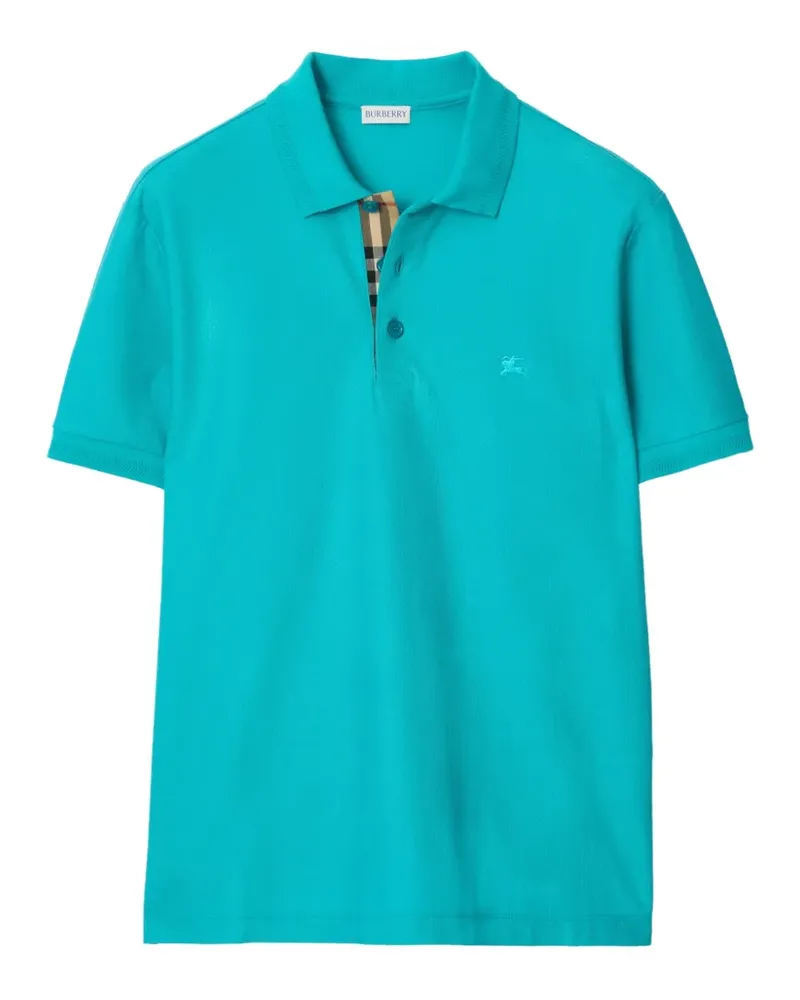 Burberry cotton polo shirt - Blau Blau