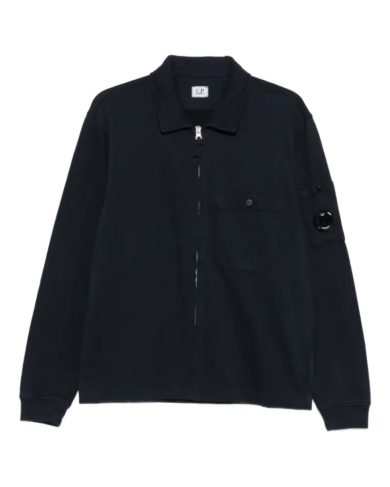 C.P. Company Bomberjacke mit Reißverschluss - Blau Blau