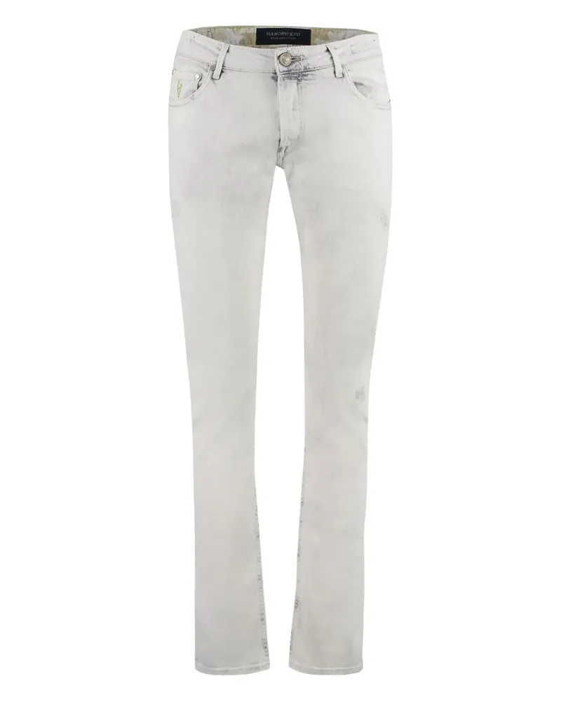 Hand Picked Orvieto Slim-Fit-Jeans - Grau Grau