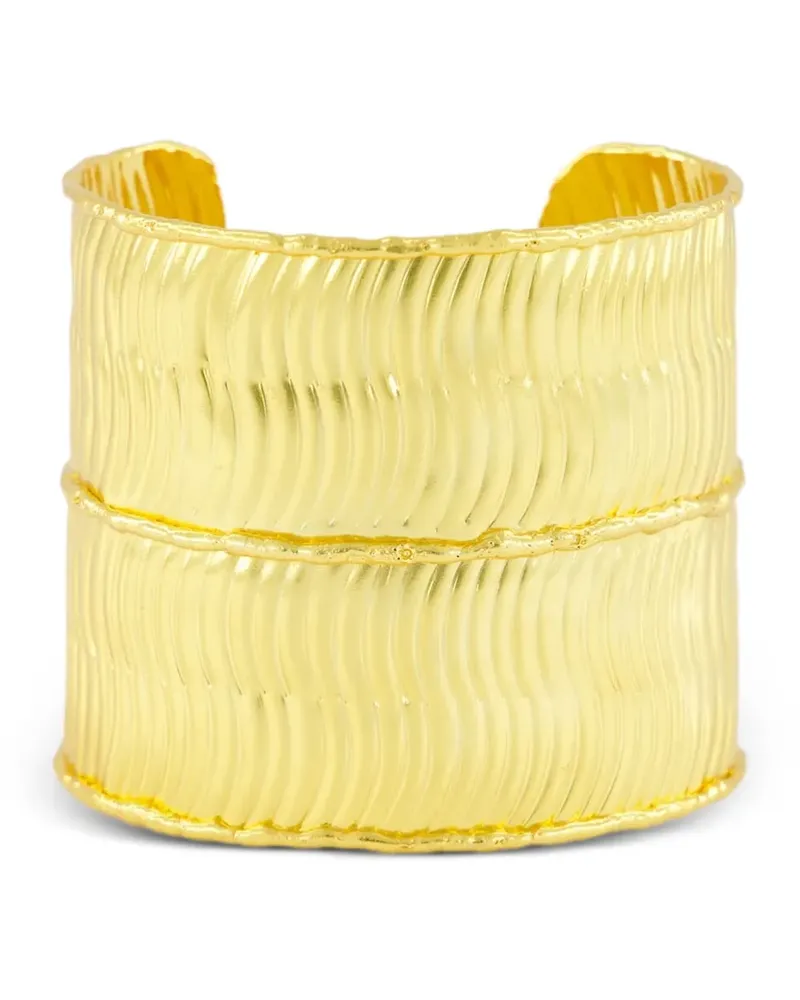 Sylvia Toledano Breites Armband - Gold Gold