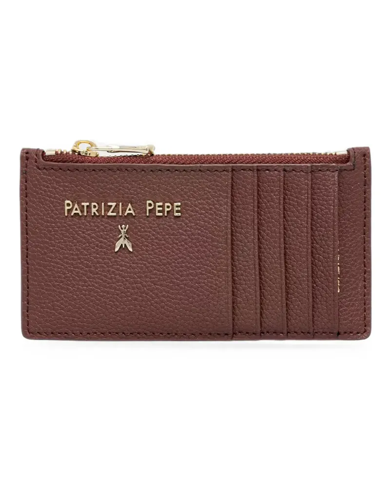 Patrizia Pepe Kartenetui mit Logo-Schild - Braun Braun
