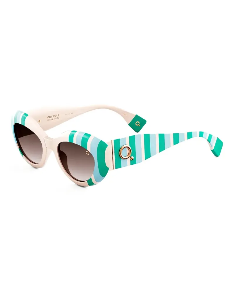 Etnia Barcelona Gestreifte Ibiza 13 Sonnenbrille - Nude Nude