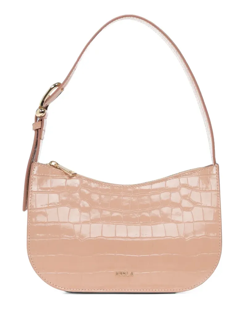 Furla Kleine Sara Schultertasche - Nude Nude