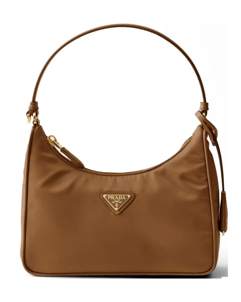 Prada Re-Edition 2005 Re-Nylon and Saffiano mini bag - Nude Nude