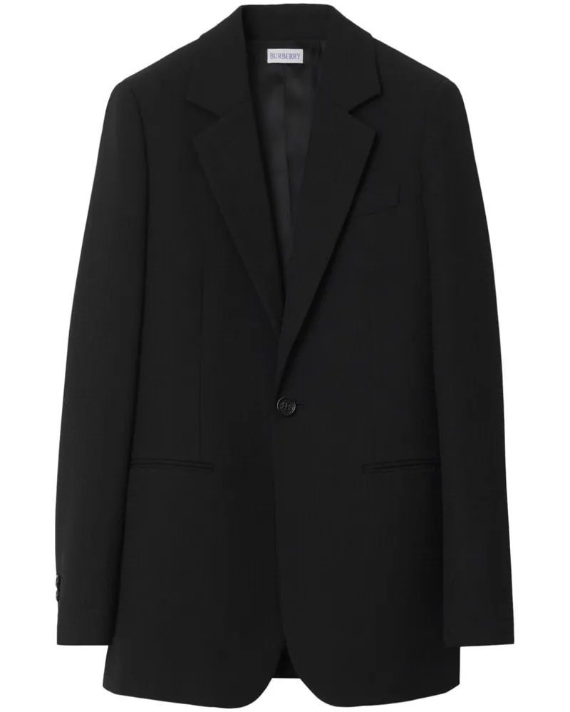 Burberry Kariertes Sakko - Schwarz Schwarz